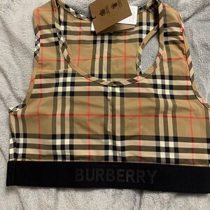 Burberry check top